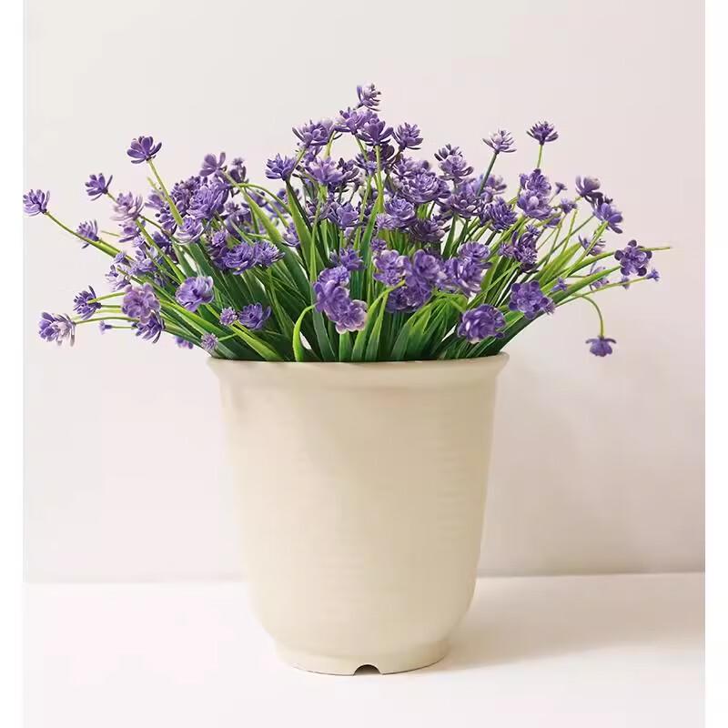 Full Garden Red Imitation Ceramic Plastic Planter