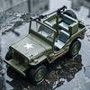 1:32 Willys GP Военный Внедорожник Сплав Металл Литье под Давлением Модель Автомобиля Звук и Свет Оттянуть Назад Детская Игрушка Коллекционная Игрушка