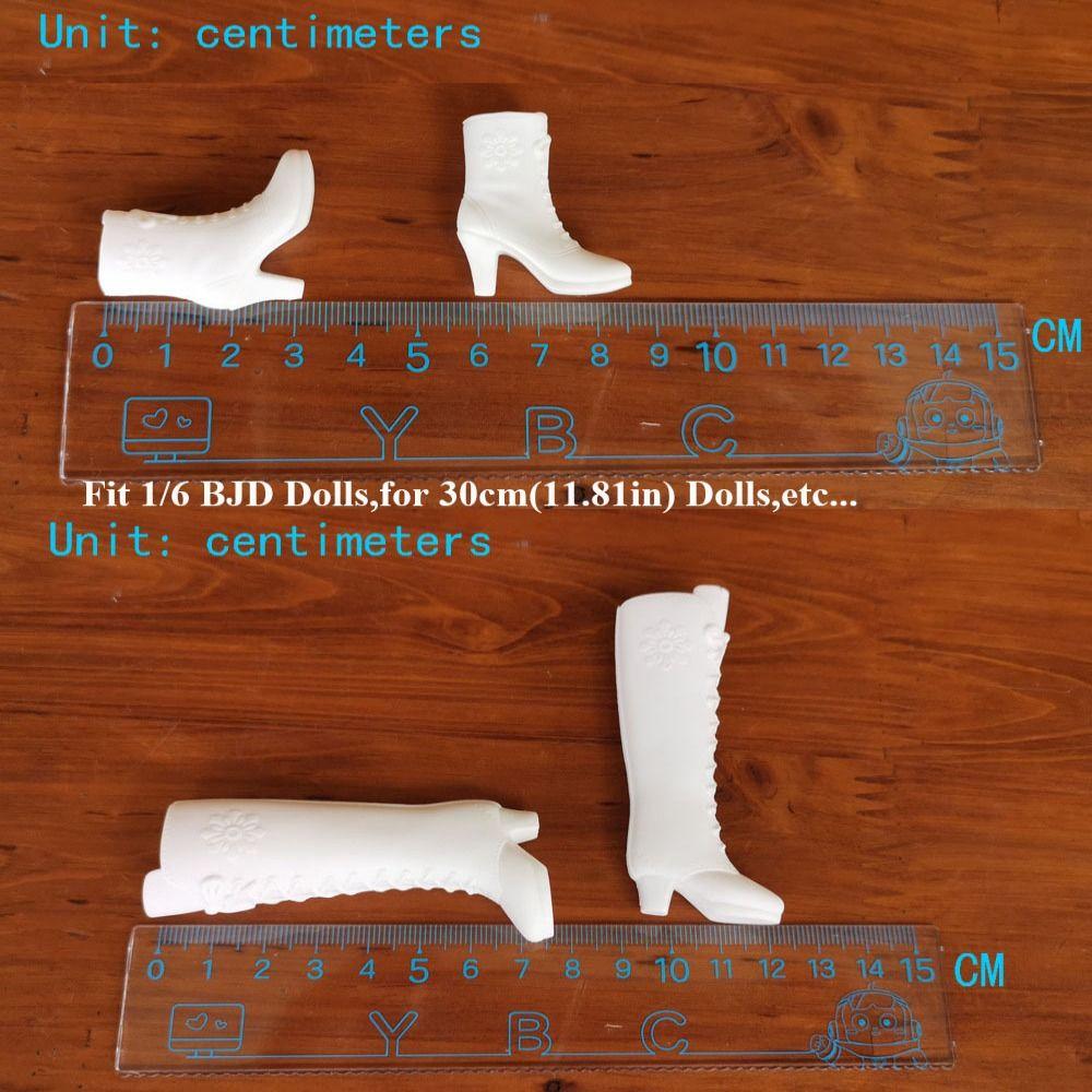 Модные женские кукольные сапоги на высоком каблуке для кукол 1/6 BJD 30 см, подходят для кукол с длиной стопы 2 см