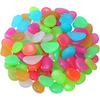 Decorative Pebbles - Noctilucent - 200 Pieces - Glow In the Dark - Polystyrene - 2-3 Cm