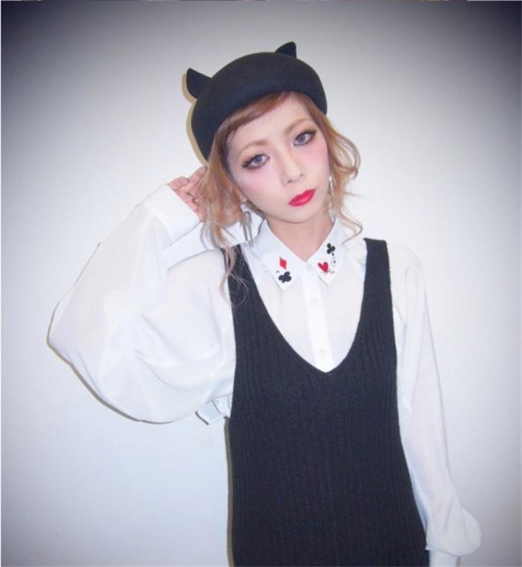 Японский металлический набор брошей для покера Харадзюку: Набор из восьми булавок для воротника и лацкана