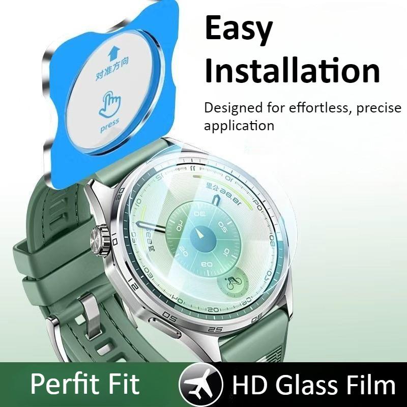 Для Huawei Watch GT 6 5 4 3 Fit4 Pro 46MM 43MM 42MM 41MM Прозрачное 9H Закаленное Стекло gt6 gt5 gt4 fit4 pro Защитная пленка для экрана с позиционированием