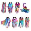 Fashion Scarf Jacquard Women Wrap Shawl Tassels Scarves Versatile Shawl with Tassel