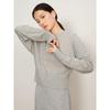 JUZI ANNAKOU Women's Winter Simple Casual Round Neck Pullover Sweater