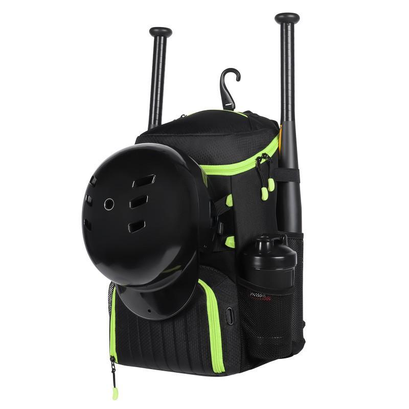 Lightweight Baseball Backpack With Helmet Compartment Teens Outdoor Sports Training Gear Bag