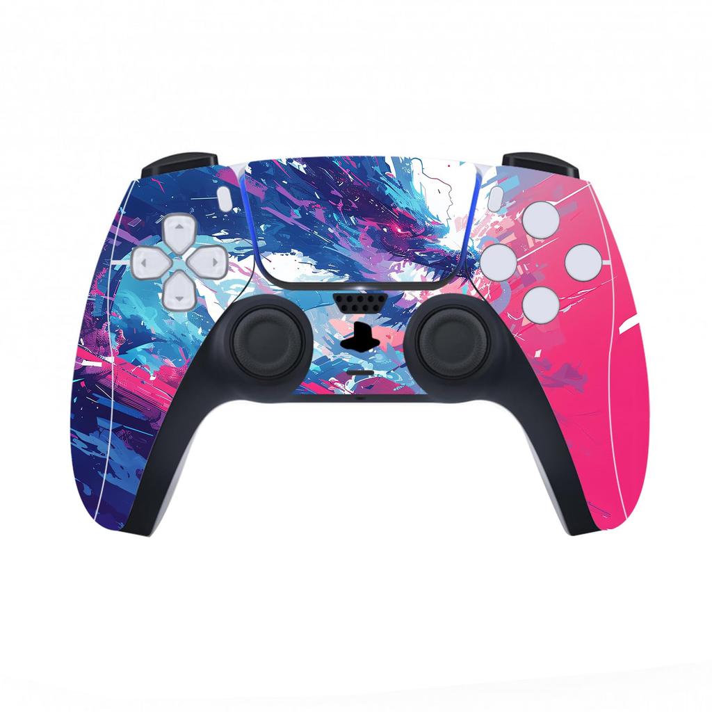 Наклейка наклейка для консоли PlayVital ps5 наклейка виниловая наклейка для контроллера ps5 гарнитура пульт дистанционного управления зарядная станция (версия на диске), & & & [Неон