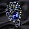 Luxury Full Crystal Exaggerated Broocch Badges For Women Men Elegant Rhinestone Waterdrop Pin  Lady Clothing Coat Corsages