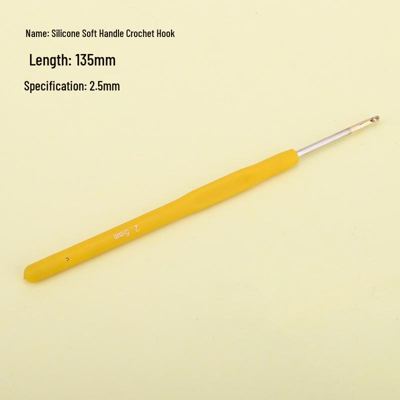 Набор вязальных крючков конфетных цветов с эргономичными ручками и позолоченными головками для детальных DIY-проектов