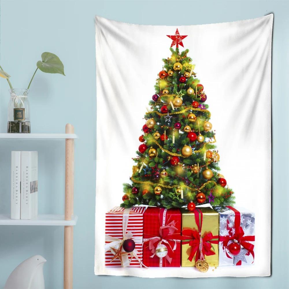 Рождественская елка Гобелен Спальня Гостиная Домашнее украшение стены