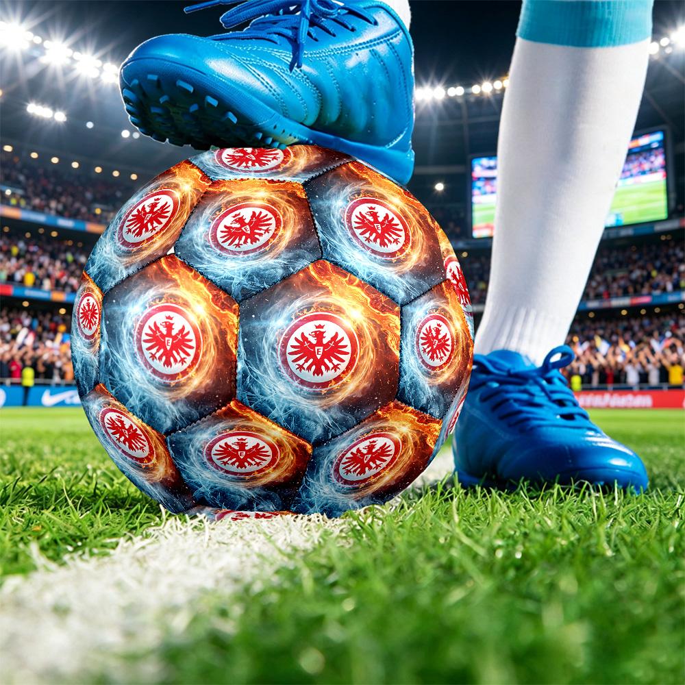 Футбольный мяч Eintracht Frankfurt, напечатанный, размер 5, футбольный мяч Brt, противоскользящий, для взрослых, матч, сувенир для футбольных болельщиков