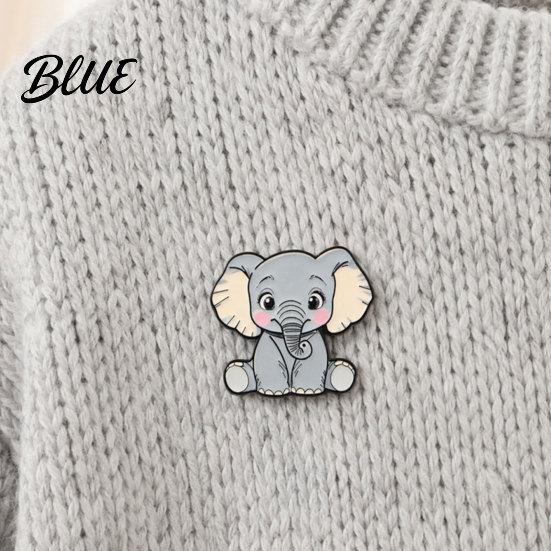 Soft Cute Animal Badge Brooch Pin Cartoon Pattern Lapel Zinc