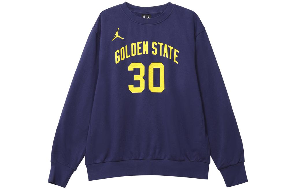 Men's Sweatshirt Jordan Nba Golden State Warriors Stephen Curry Fleece Loose Fit Sweatshirt
