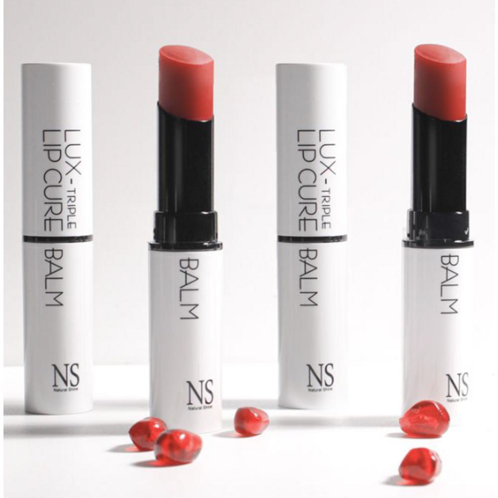 Natural Shine Luxe Triple Lip Cure Balm Glossy 5g, Hera, 1 Piece
