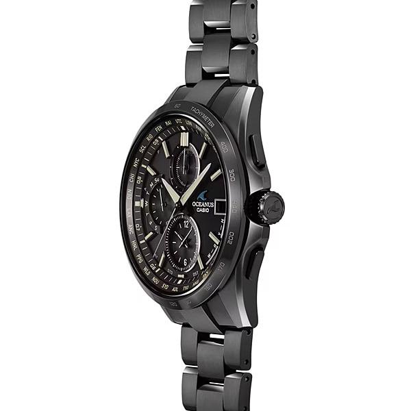 Casio Мужские часы OCEANUS OCW-T2600JB-1AJF [OCEANUS Classic Line All BlackDLC] Круглые часы Черный титан