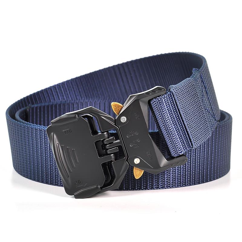 Новый мужской нейлоновый ремень с тактической пряжкой, повседневная рабочая одежда, быстросъемные уличные ремни, универсальная спортивная одежда, брючный ремень Tide