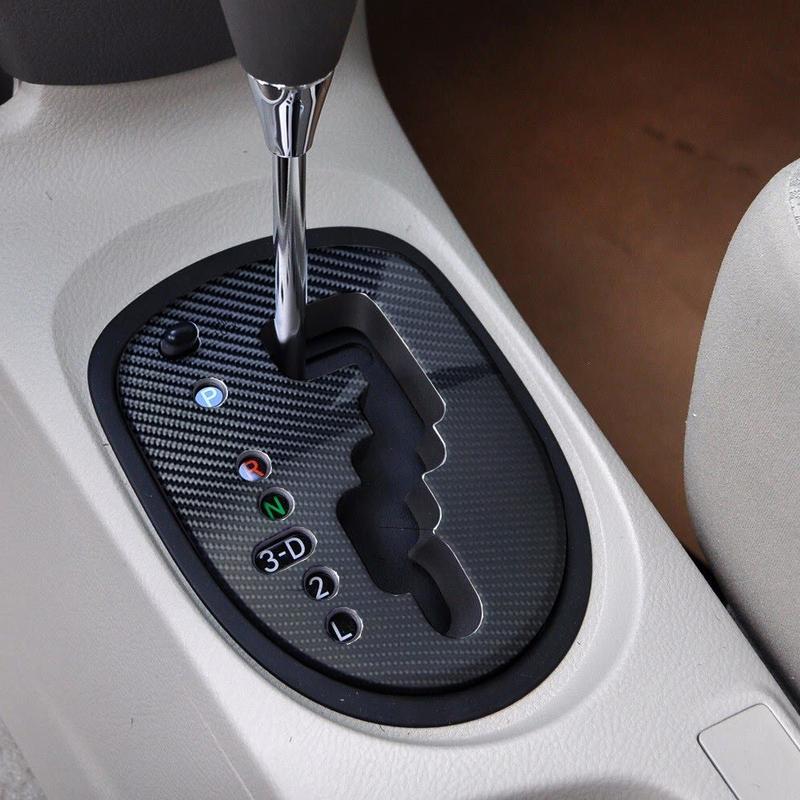 For Toyota Vios 2008-2013 Car-Styling 3D/5D Carbon Fiber Car Interior Center Console Color Change Molding Sticker Decals