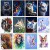 DINGPU 5D DIY Diamond Painting Full Round Rhinestone Animal Diamond Embroidery Cross Stitch Home Decoration