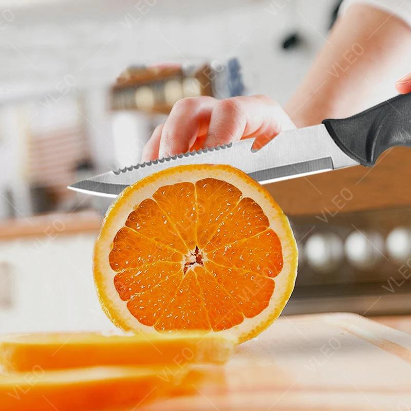 VLEO Нож для обвалки Сверх-острый Нож для филетирования рыбы Нержавеющая сталь Многоцелевой Тесак для мяса Нож для нарезки рыбы для суши Овощечистка