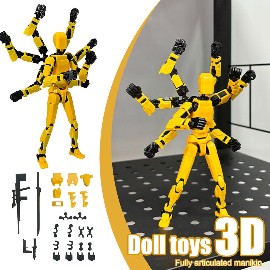 Набор мобильных кукол, 3D-печатная мобильная кукла-робот Титан, подвижная мобильная кукла, подходит для коллекционеров, украшение рабочего стола