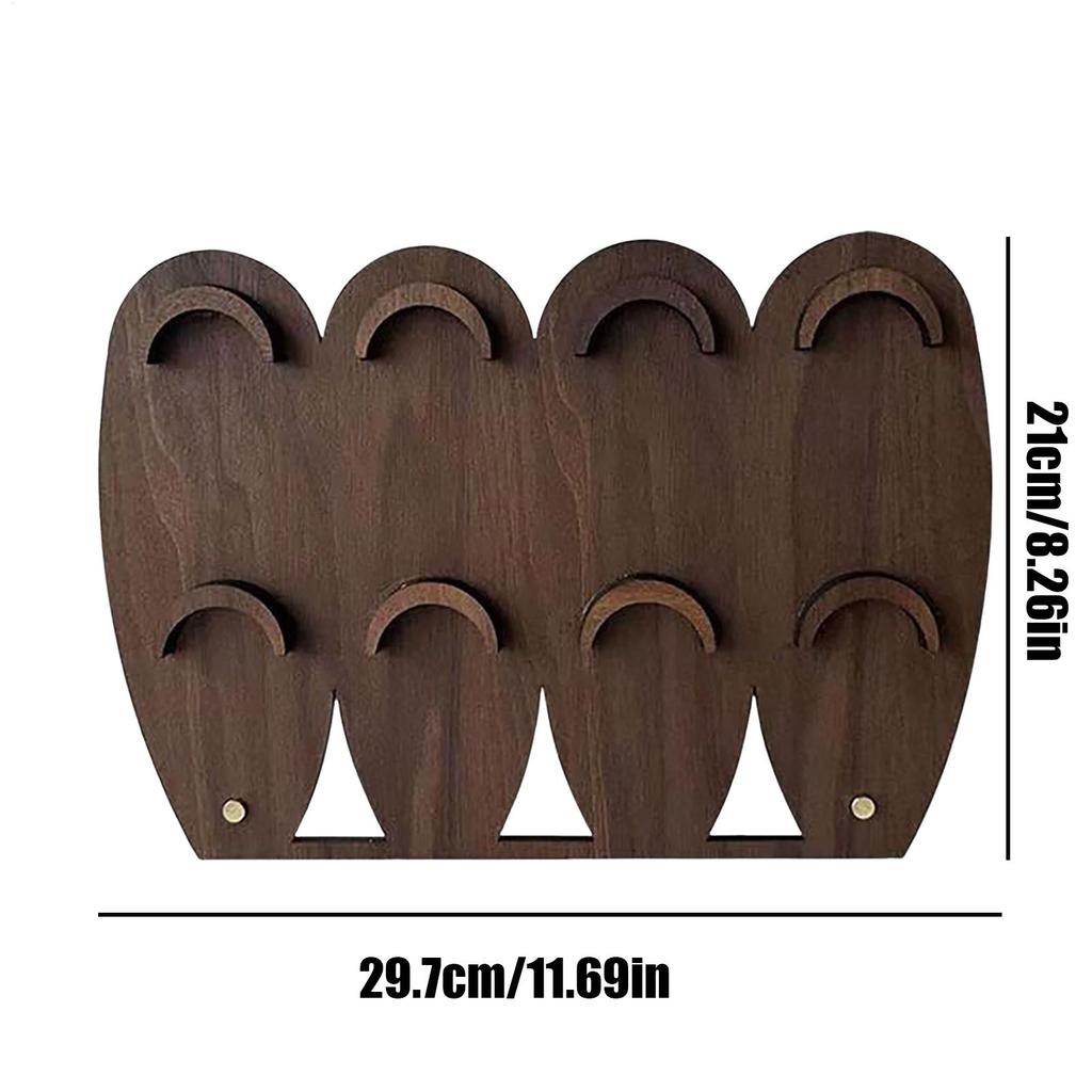 Держатель для браслетов Деревянный держатель для браслетов Органайзер для хранения Сельский стеллаж для хранения Декоративное пространствосберегающее украшение для дома Для продажи