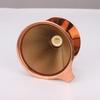 Stainless Steel Filter Cup Integrated Coffee Filter Gold Hand-made Coffee Household Drip Coffee