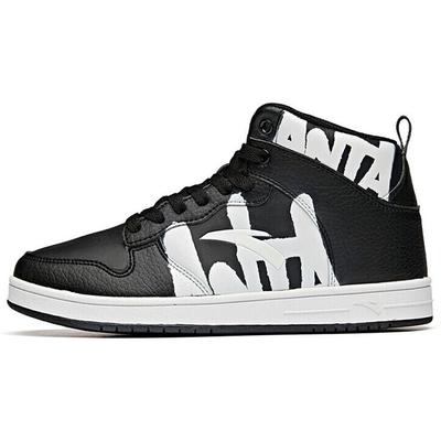 Прочные нескользящие высокие скейт-кеды женские скейт-кеды черные белые 92548060-3