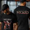 Powerwolf Тур по США 2025 Wake Up The Wicked Двусторонняя унисекс футболка Унисекс футболка