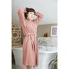 Peignoir kimono mixte Gaze de coton unie Gaïa - Gaïa Rose Pêche - Taille L/XL