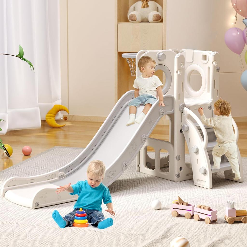 Складная детская горка для использования в помещении и на улице, легкая сборка, компактная, стильная и удобная для хранения, идеальный подарок на день рождения или Рождество, 70 кг