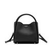 Premium Sense Bucket Wrap Top Layer Cowhide Spring All-in-one Crossbody Bag