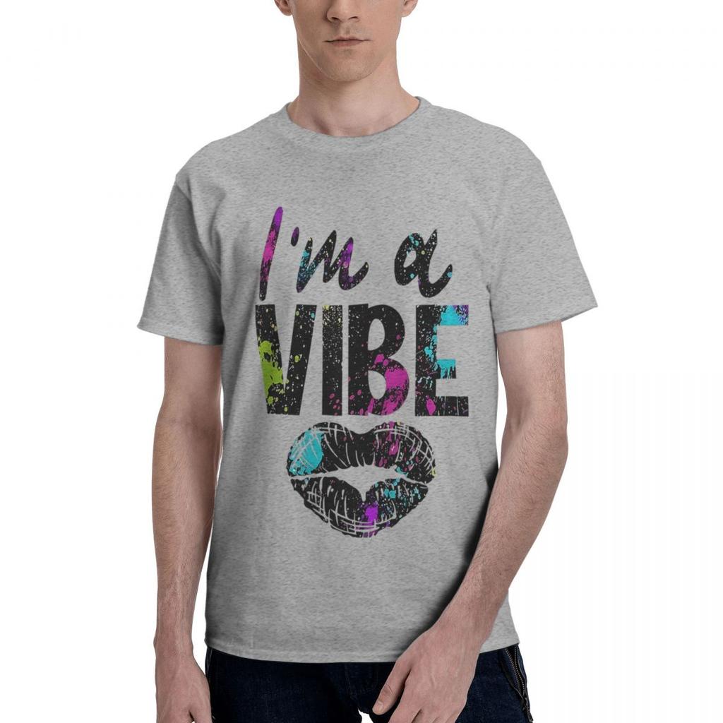 Chic Lips Letters 100 Cotton Casual Breathable Confortable Summer High End Mens Clothing Funny Gift
