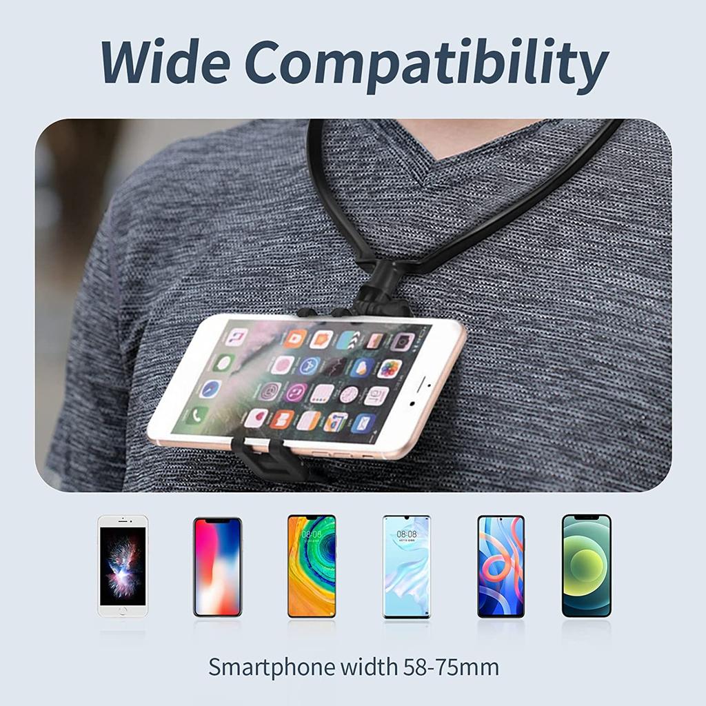 Крепление на шею, ремешок для GoPro 10, 9, 8, 7, 6, 5, экшн-камера, телефон, видеосъемка, смартфон, селфи, держатель на шею