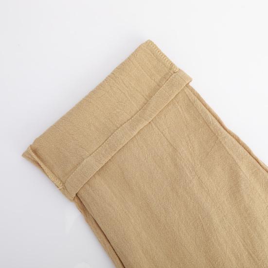 Модные популярные брюки-шаровары, однотонные карманы, летние спортивные брюки с эластичной резинкой на талии, прямые спортивные штаны, уличная одежда