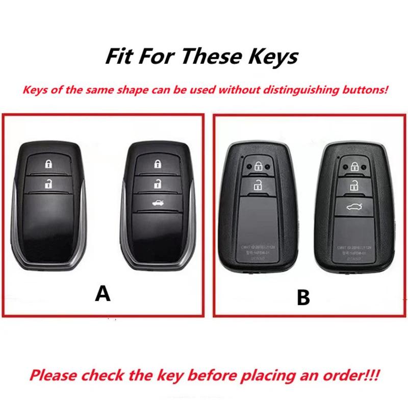 Автомобильный металлический сплав, дистанционный чехол для ключей для GR Sport Gazoo Racing C-HR RAV4 Mirai Avensis Prado, автоаксессуары, Стайлинг