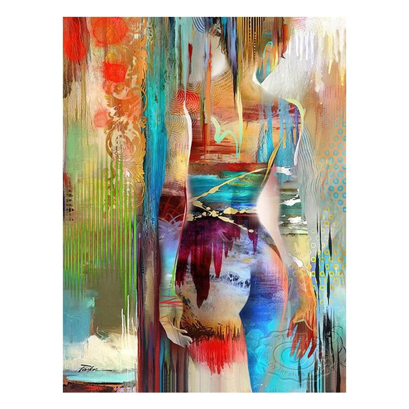 Минималистичный абстрактный сексуальный обнаженный рисунок, женский холст, живопись, постеры, настенные картины, принты для дома, Декор в гостиную