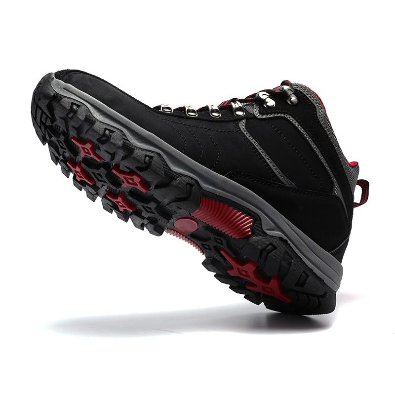 Plus Size 39-47 Autumn Men's High-top Hiking Boots Ankle Anti-Skidding Outdoor Boots Men Footwear