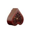 Music Box Wooden Heart Shape Music Box Creative Decorations Holiday Gifts for Men Women Friends