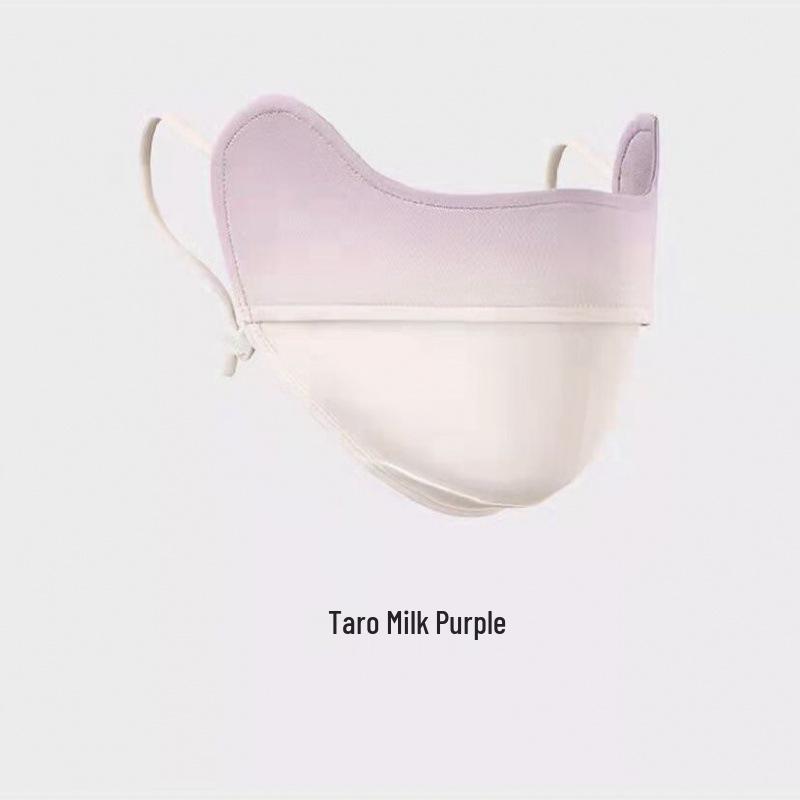 Women's UV Protection Ice Silk Face Mask - Summer Gradient Shade for a Slimmer Look