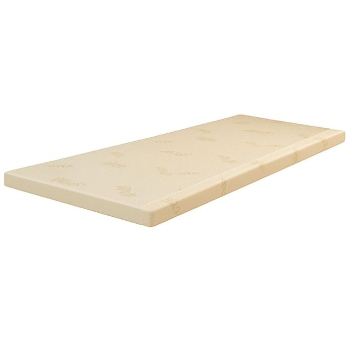 Surmatelas - Anonyme - Confort Mémoire de Forme - 90x190 cm - 4,5 cm - Alèse Déhoussable