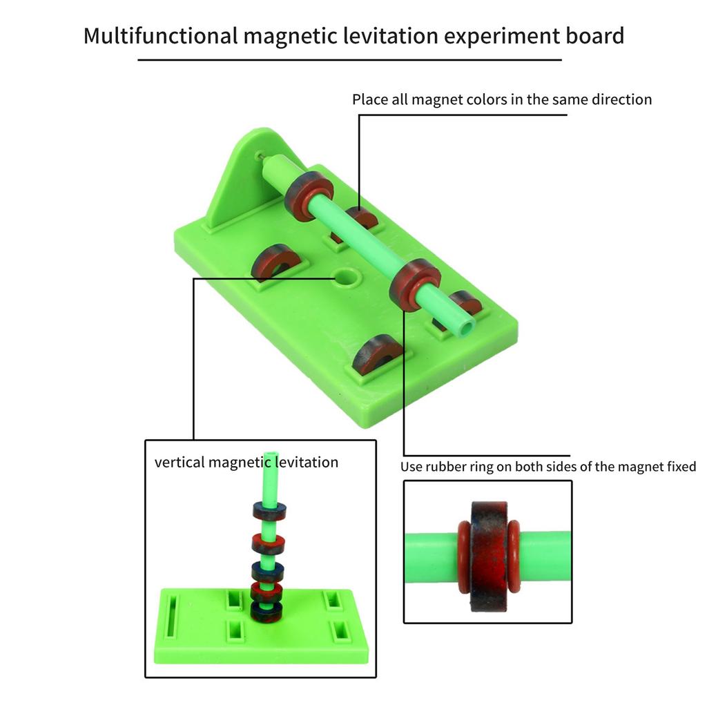 Набор для экспериментов по магнитной левитации. Оборудование для экспериментов по магнитным полям. Учебное пособие по физике для школьных лабораторий и обучения.