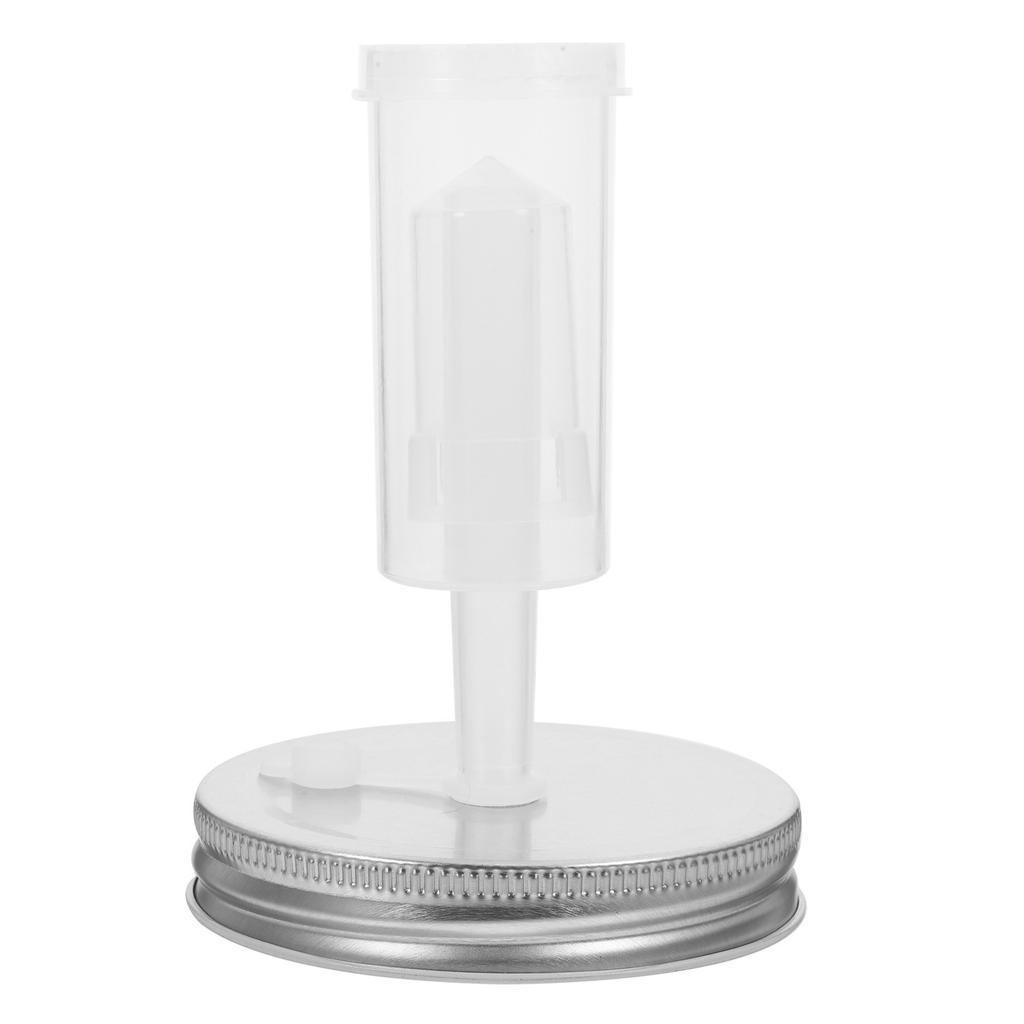 Крышка для ферментации с широким горлышком Пластиковая крышка для банки Мейсона Крышка с односторонним воздушным клапаном Кухонный инвентарь Крышки для банок с широким горлышком