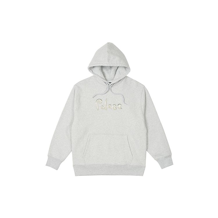 Palace Liquid Palace Hood Серый меланжевый унисекс-топ P25CS018