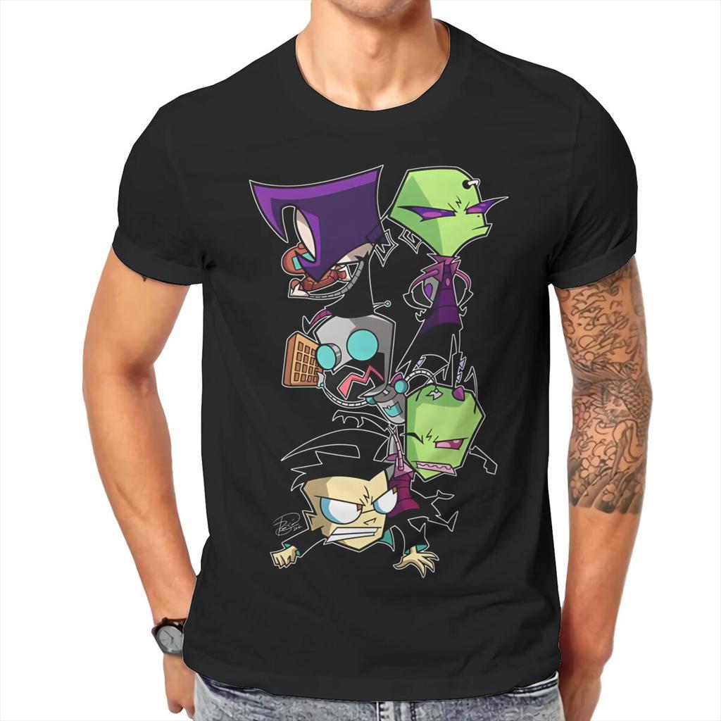 Pile On The Dib Invader Zim Unisex T Shirt Crewneck TShirt Cotton Clothes
