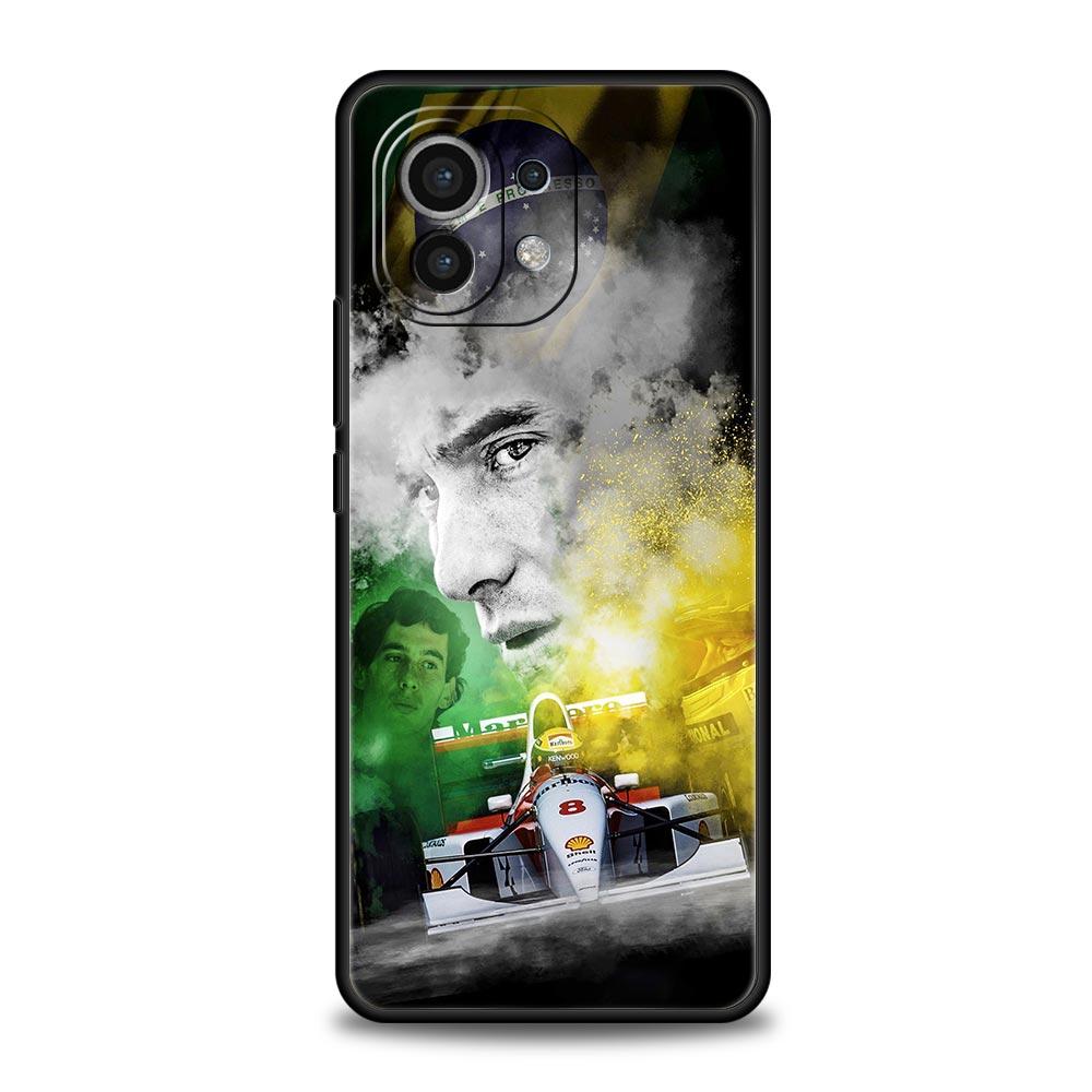 Чехол с изображением Айртона Сенны (F1) для Xiaomi Mi 15 14 Pro 13 12 11 Lite 5G 10T 11T 12T 13T 14T Poco X6 X5 X4 X3 NFC F3 F4 GT