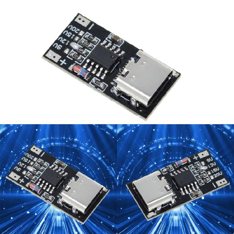 Портативный модуль переключения напряжений USB C PD Быстрая зарядка Поддерживает 4 регулируемых выхода Простая установка Для гаджетов