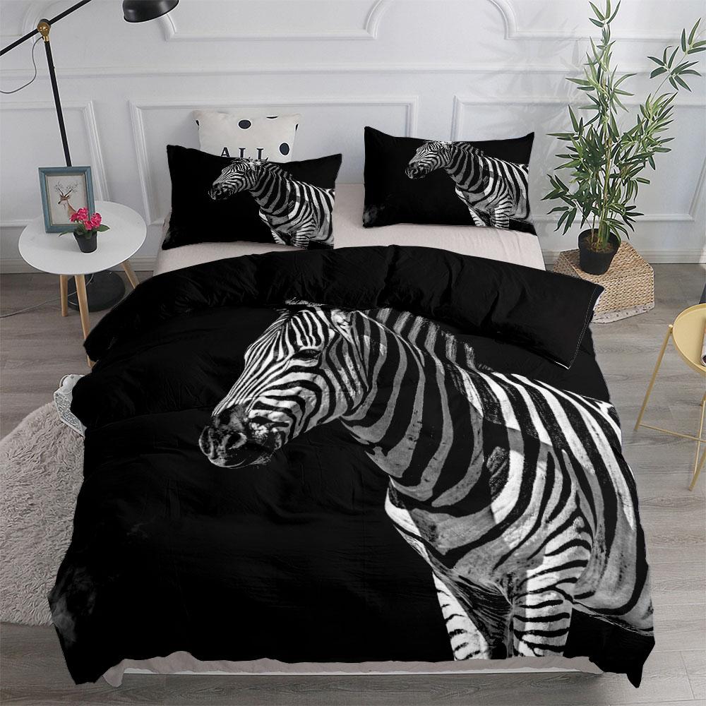 Horses In The Sunshine Duvet Cover Set Single Twin Double Queen King Cal King Size Bed Linen Set
