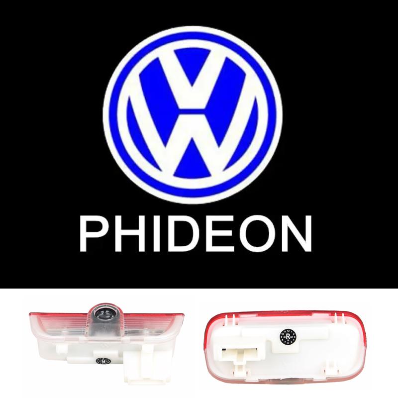 2pcs Car Door Welcome Lights LED Lamp for VOLKSWAGEN VW R LINE Rline Golf Tiguan CC Touareg Jetta Passat T-ROC Sharan Touran Bu2 wzpc7