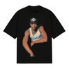 Винтажная футболка с графическим принтом 2PAC x Город Лос-Анджелес Король Унисекс