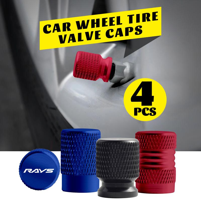 PLXI9 For RAYS Logo Toyota Honda Suzuki Acura Lexus Mitsubishi Mazda subaru Car Valve Caps Wheel Tires Air Tyre Stem Protective Cover