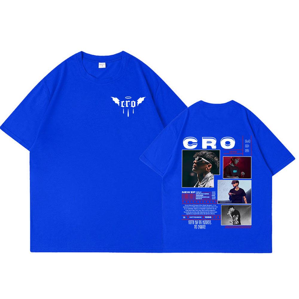 RRapper C.R.O Graphic T Shirts Men Women Clothing Hip Hop Fashion T-shirts Vintage Oversized Cotton Short Sleeve Tees Streetwear
